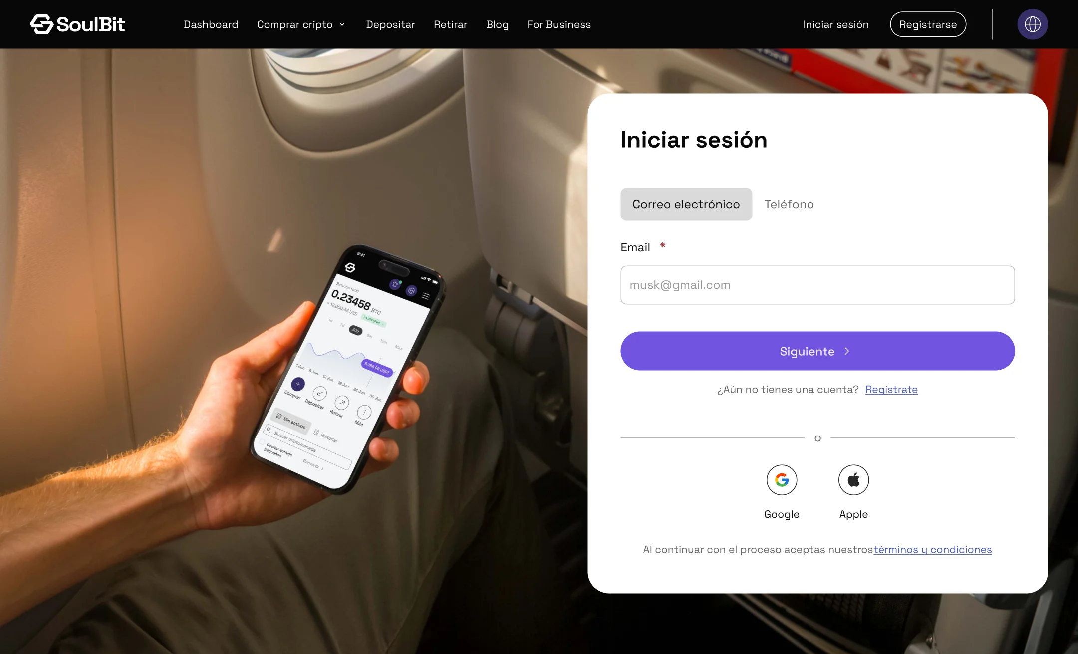 Login Soulbit